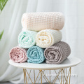 Coton gaufre tissage couverture pefect pour bébé